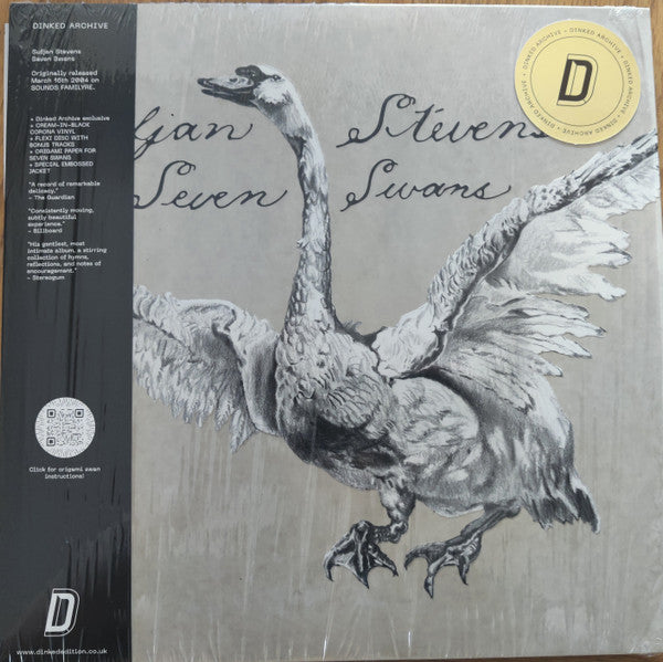 Sufjan Stevens : Seven Swans (LP, Album, Cre + Flexi, 7", Cle + Ltd, Num, RE)
