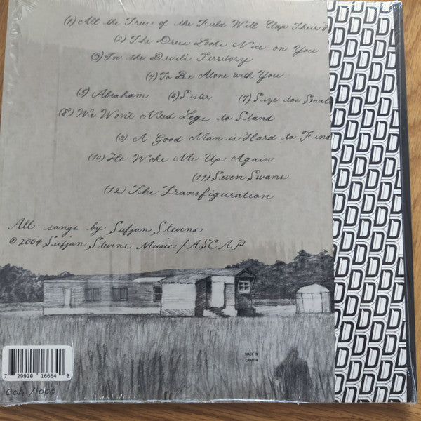Sufjan Stevens : Seven Swans (LP, Album, Cre + Flexi, 7", Cle + Ltd, Num, RE)