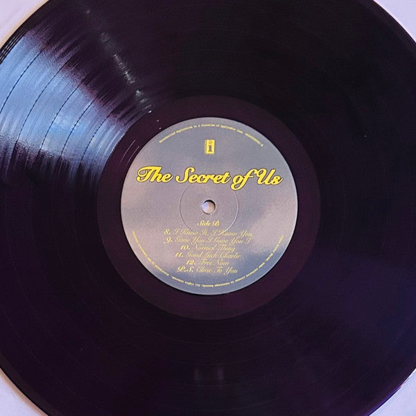 Gracie Abrams The Secret Of Us purple vinyl, side B label