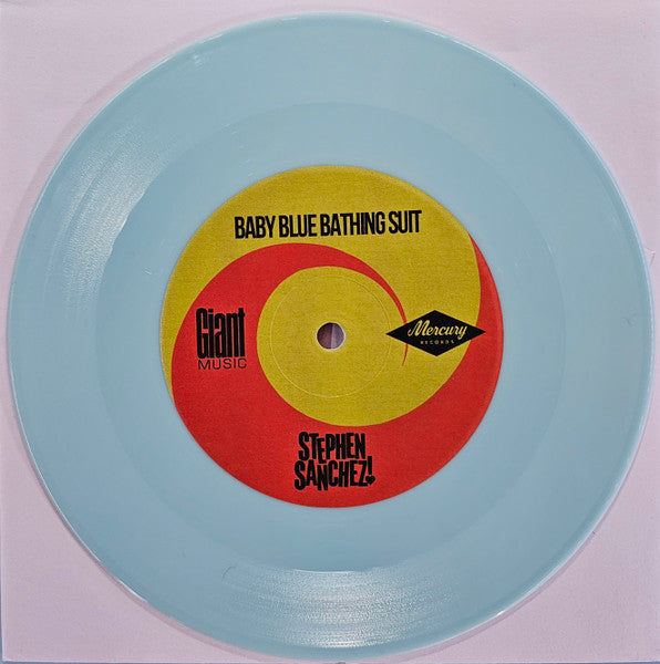 Stephen Sanchez / The Beach Boys : Baby Blue Bathing Suit / Good Vibrations (7", Single, Mono, Bab)