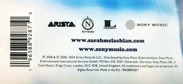 Sarah McLachlan : Wintersong (LP, Album, RE)