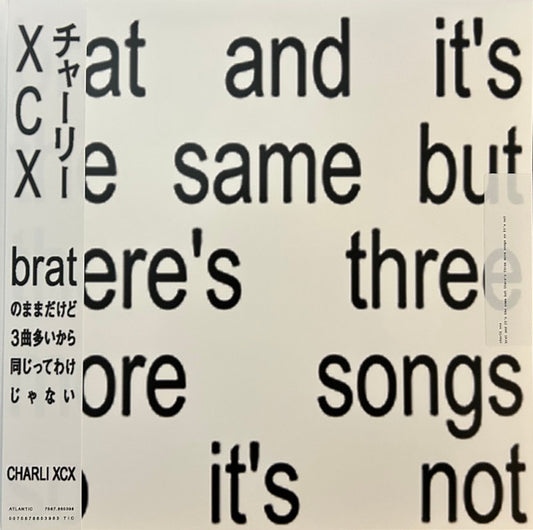 Charli XCX : Brat And It's The Same But There's Three More Songs So It's Not (2xLP, Album, Dlx, Ltd, Obi)