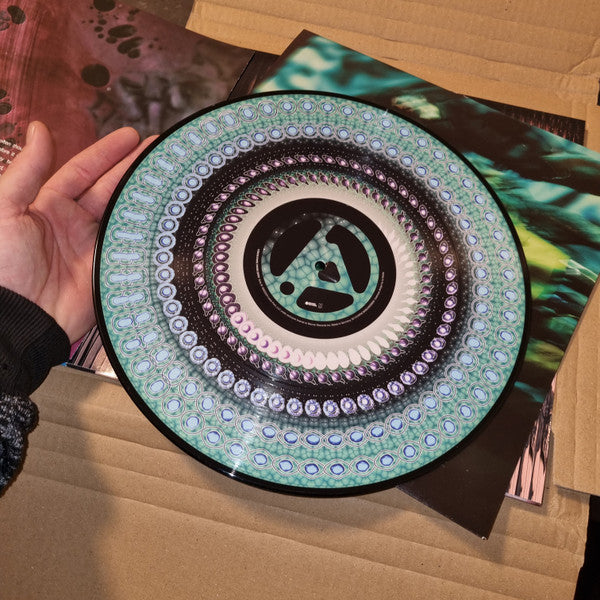 Linkin Park From Zero limited edition zoetrope vinyl record in hand