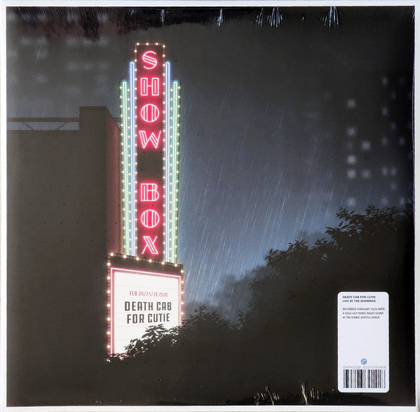 Death Cab For Cutie : Live At The Showbox (2xLP, Album, RE, Bla)