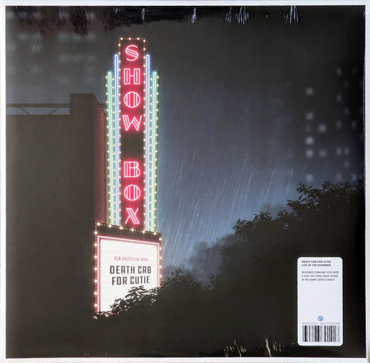 Death Cab For Cutie : Live At The Showbox (2xLP, Album, RE, Bla)