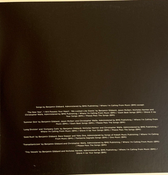 Death Cab For Cutie : Live At The Showbox (2xLP, Album, RE, Bla)
