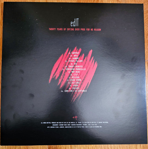 edIT (3) : Twenty Years Of Crying Over Pros For No Reason (2xLP, Dlx, Ltd, RE, Cle)