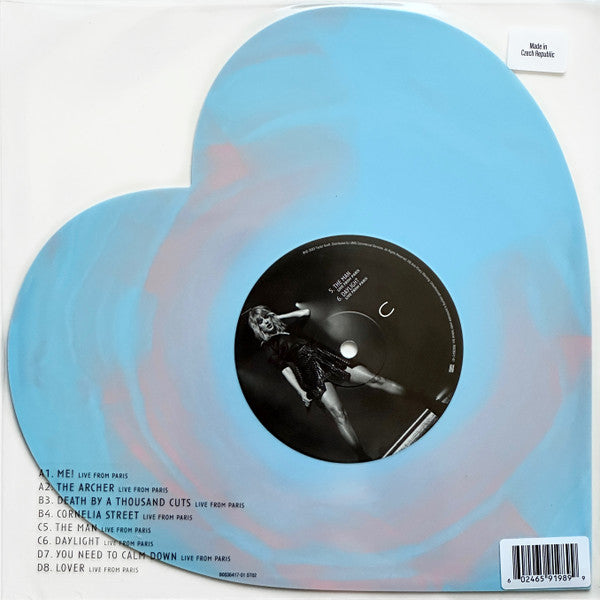 Taylor Swift : Lover (Live From Paris) (8", Shape, Pin + 8", Shape, Pin + Comp, RE, RP, S/)