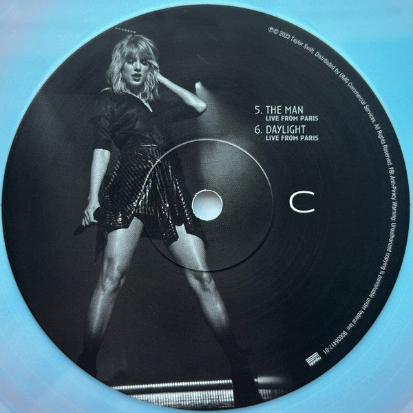 Taylor Swift : Lover (Live From Paris) (8", Shape, Pin + 8", Shape, Pin + Comp, RE, RP, S/)