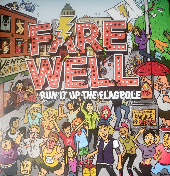 Farewell : Run It Up The Flagpole (LP, Album, Pla)