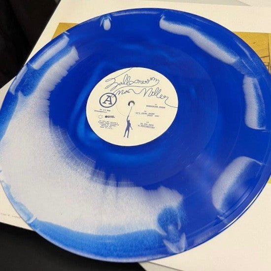 Mac Miller Balloonerism limited edition white, blue smash vinyl record and label