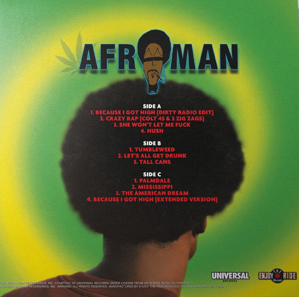 Afroman : The Good Times (LP, Album, RE, S/Edition, Can)