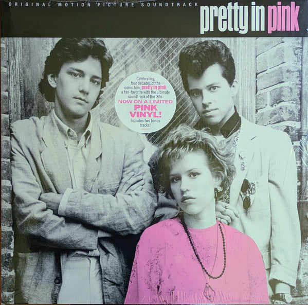 Various : Pretty In Pink (Original Motion Picture Soundtrack) (LP, Comp, Ltd, RE, Pin)