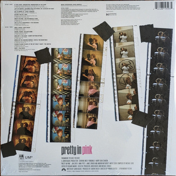 Various : Pretty In Pink (Original Motion Picture Soundtrack) (LP, Comp, Ltd, RE, Pin)