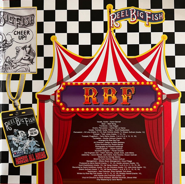 Reel Big Fish : Cheer Up! (2xLP, Album, Dlx, Ltd, RE, RM, Whi)