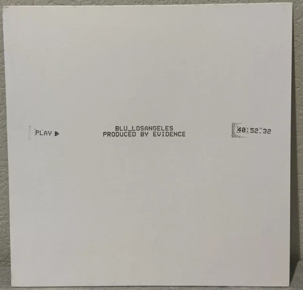 Blu (2), Evidence (2) : Los Angeles (LP, Ltd, TP)