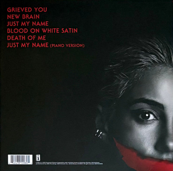 Skye Riley & Naomi Scott Smile 2: The Skye Riley EP 12" vinyl back cover with tracklist