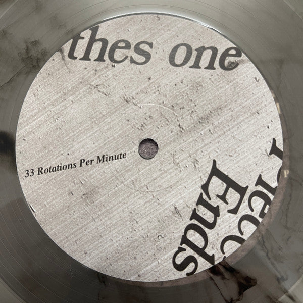 Thes One Where The Piecelock Ends smoke vinyl record, side B label