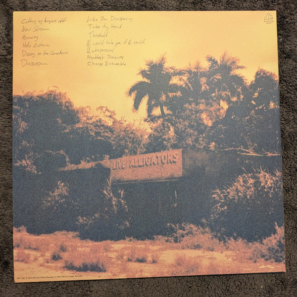 Turnover Peripheral Vision vinyl LP back cover with track list
