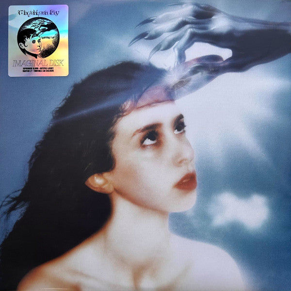 Magdalena Bay Imaginal Disk vinyl 2LP front cover with hype sticker