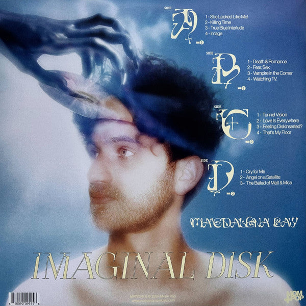 Magdalena Bay Imaginal Disk vinyl 2LP back cover with track list