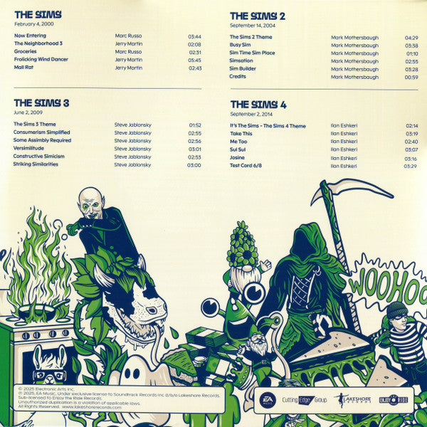Various : The Sims 25 (2xLP, Comp, Ltd, Cle)