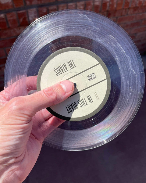 The Ataris Car Song ash-filled 7" vinyl record, side B label