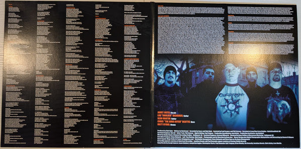 Hatebreed Perseverance vinyl LP gatefold insert with lyrics and band photo