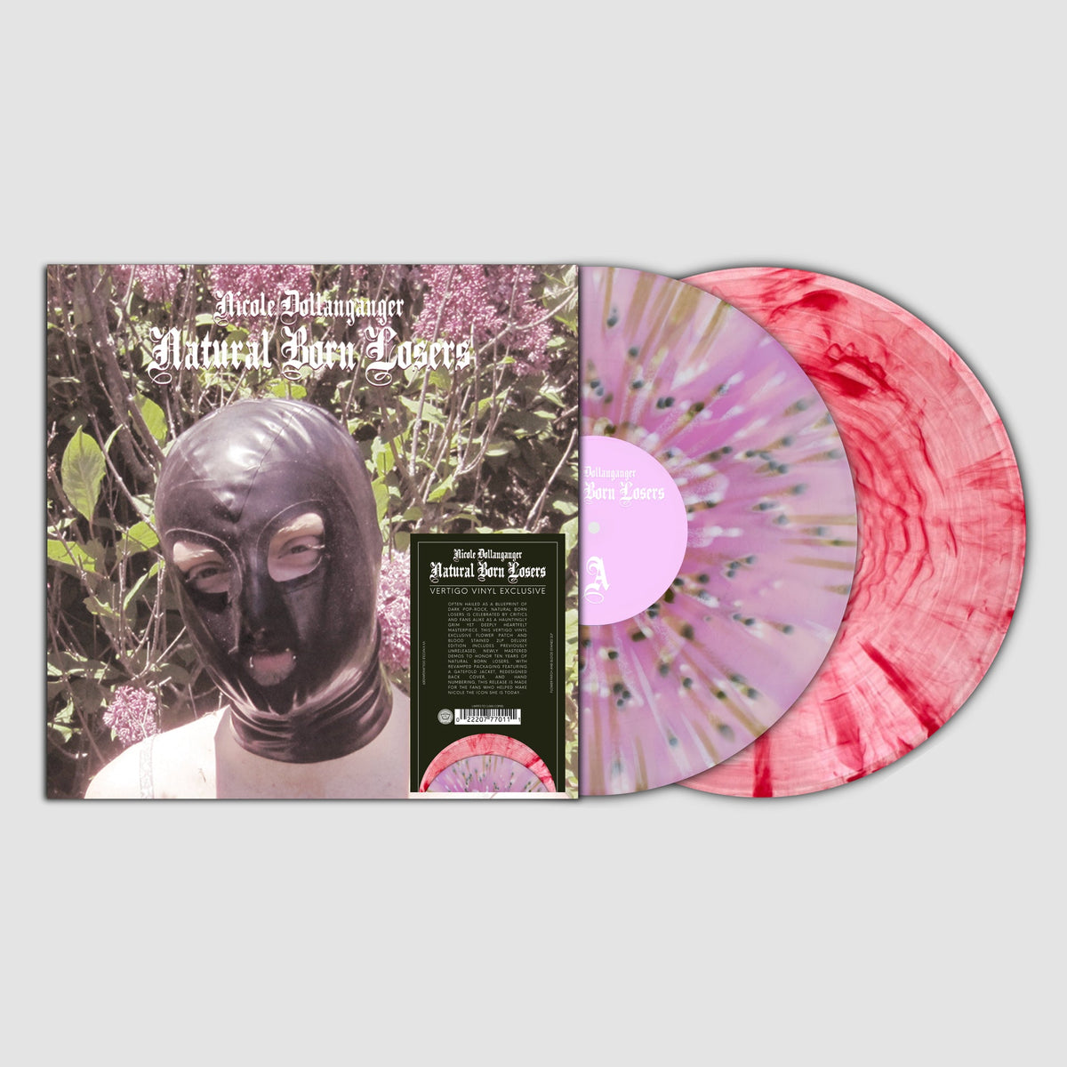 Nicole Dollanganger - Natural Born Losers Limited Edition Flower Patch + Blood Stained Vinyl Record 2LP