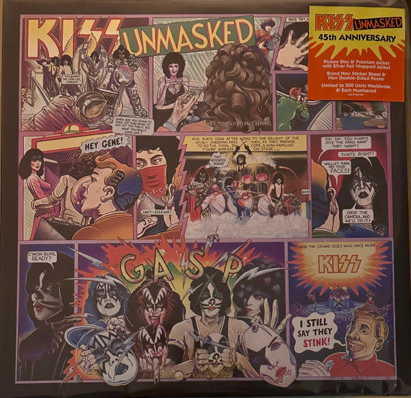 Kiss : Unmasked (LP, Album, Ltd, Num, Pic)