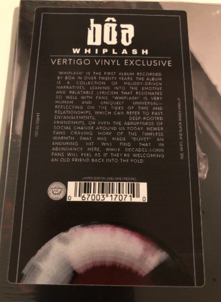 bôa : Whiplash (LP, Album, Ltd, RE, RP, Red)