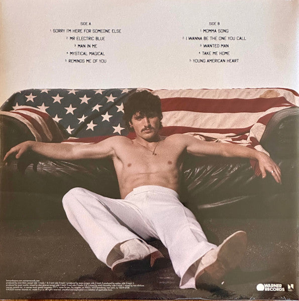 Benson Boone : American Heart (LP, Album, Ltd, Tra)