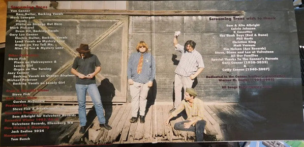 Screaming Trees Clairvoyance vinyl 2LP gatefold with band photo and credits