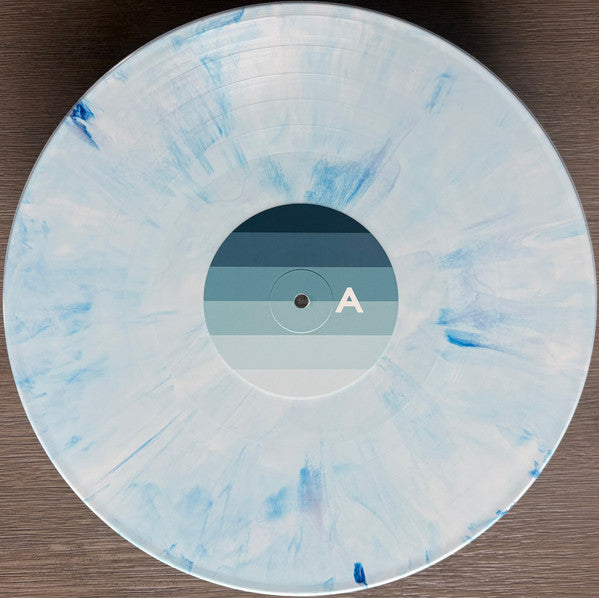 The Maine American Candy limited edition white, blue swirl vinyl record, side A