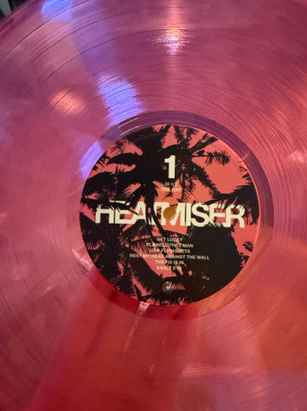 Heatmiser Mic City Sons limited edition pink translucent vinyl record and label