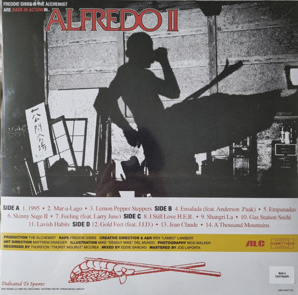 Freddie Gibbs & Alchemist : Alfredo 2 (2xLP, Album, Ltd, Whi)