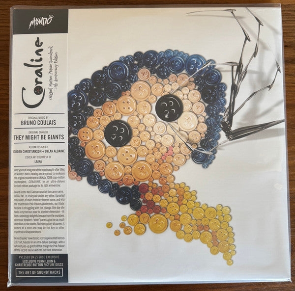 Bruno Coulais : Coraline (Original Motion Picture Soundtrack) (2xLP, Album, RE, S/Edition, Ver)