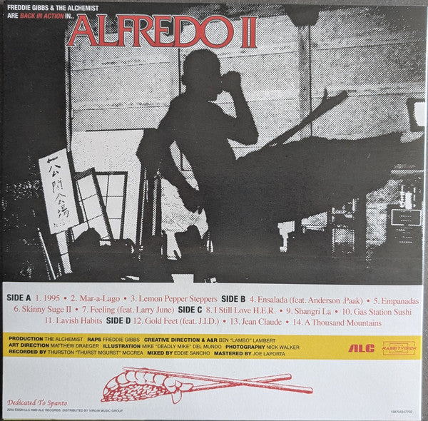 Freddie Gibbs & The Alchemist* : Alfredo 2 (2xLP, Album, Ltd, Lem)