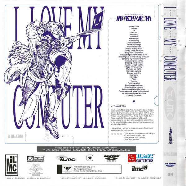 Ninajirachi : I Love My Computer (CDr, Album, Ltd)