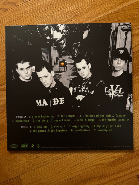 Good Charlotte The Young And The Hopeless vinyl LP back cover with tracklist, sealed
