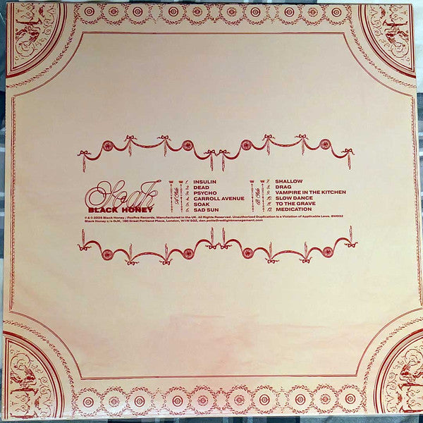 Black Honey (2) : Soak (LP, Album, Ltd, S/Edition, Red)