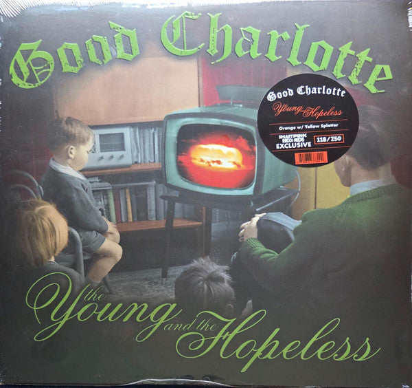 Good Charlotte : The Young And The Hopeless (LP, Album, Ltd, Num, RE, Ora)