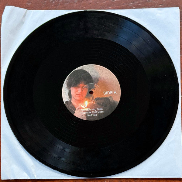 bl4ck m4rket c4rt Today I Laid Down limited edition vinyl LP and side A label