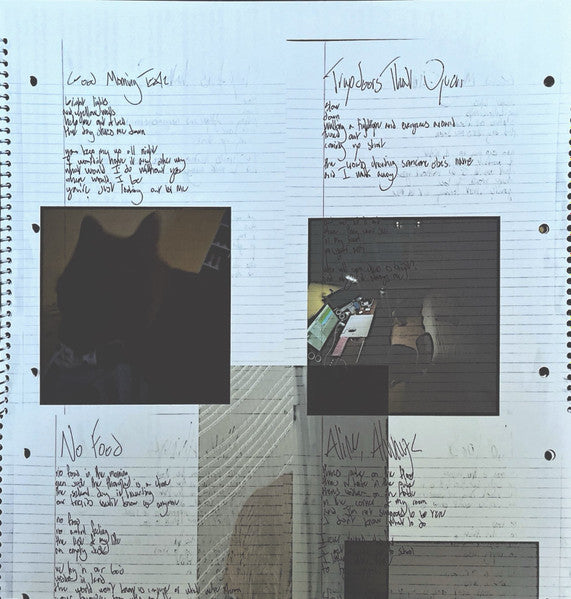bl4ck m4rket c4rt Today I Laid Down vinyl LP handwritten lyric insert