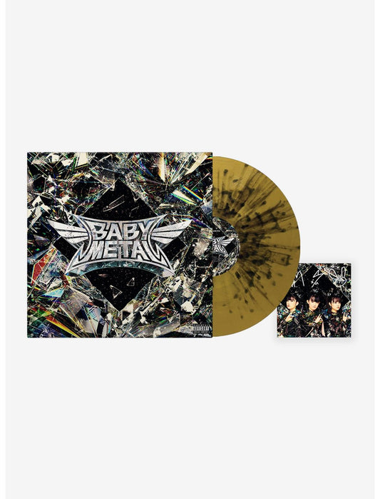 SIGNED Babymetal - Metal Forth "Vintage Filmstrip" Splatter Vinyl Record LP
