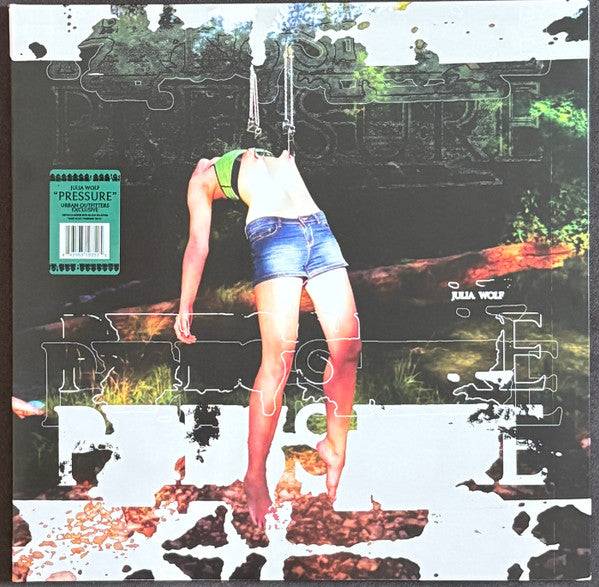 Julia Wolf Pressure vinyl LP front cover with hype sticker