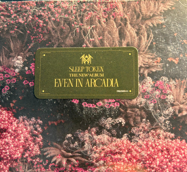 Sleep Token Even in Arcadia vinyl 2LP front cover with hype sticker