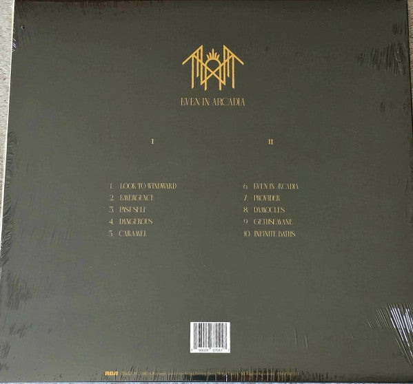 Sleep Token Even in Arcadia vinyl 2LP back cover with track list and barcode