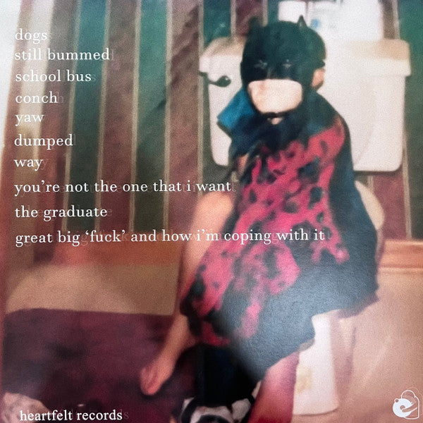 Nouns Still Bummed vinyl LP back cover with tracklist