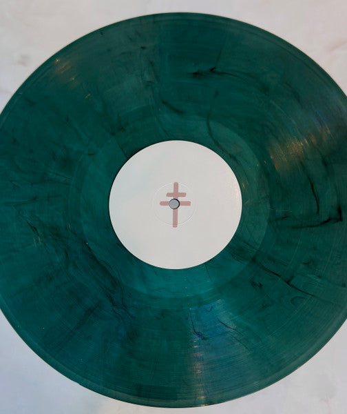 President King Of Terrors limited edition turquoise marble 12" vinyl EP record and label